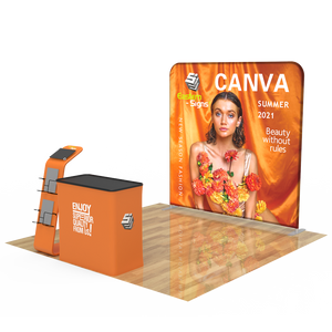 10x10ft Custom Trade Show Booth Kit 24 - view 3
