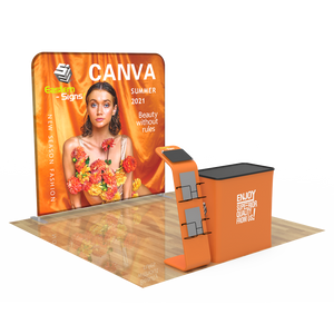 10x10ft Custom Trade Show Booth Kit 24 - view 2