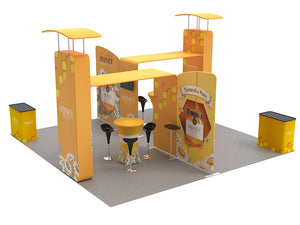 20 x 20ft Custom Trade show Booth Combo 07 - view 4