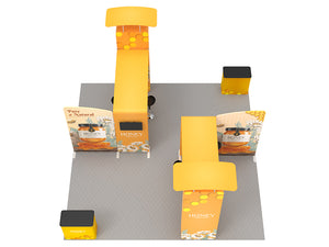 20 x 20ft Custom Trade show Booth Combo 07 - view 5