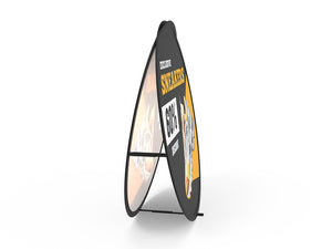 Set of 1 Large Circular Pop-Up A-Frame Banner - view 3
