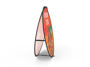 Set of 1 Medium Circular Pop-Up A-Frame Banner - view 3