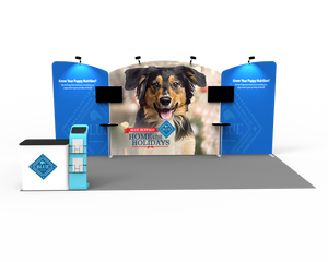 10 x 20ft Custom Trade show Booth Combo 02
