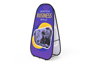 Set of 1 Medium Vertical Pop-Up A-Frame Banner