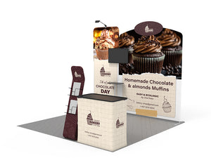 10x10ft Custom Trade Show Booth Kit 04 - view 4
