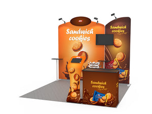 10x10ft Custom Trade Show Booth Kit 05 - view 3
