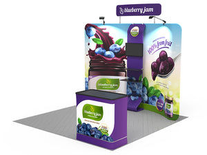 10x10ft Custom Trade Show Booth Kit 12 - view 3
