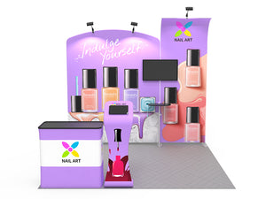 10x10ft Custom Trade Show Booth Kit 15 - view 3