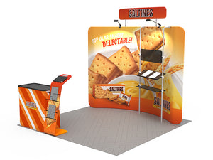 10x10ft Custom Trade Show Booth Kit 19 - view 3