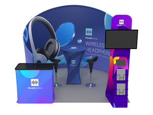 10x10ft Portable Exhibit Booth Collection K