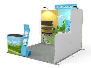 10x10ft Portable Exhibit Booth Collection O - view 3