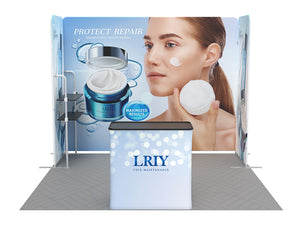 10x10ft Portable Exhibit Booth Collection P - view 2
