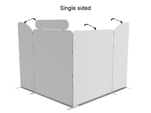 10x10ft Portable Exhibit Booth Collection Q - view 4