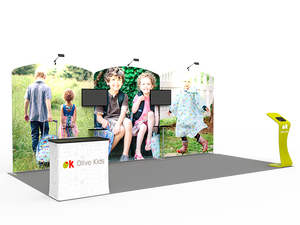 10 x 20ft Portable Exhibition Stand Display Booth 03 - view 2