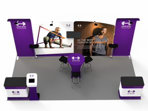 10 x 20ft Portable Exhibition Stand Display Booth 05 - view 4