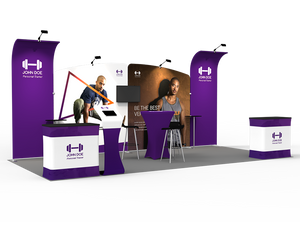 10 x 20ft Portable Exhibition Stand Display Booth 05 - view 2