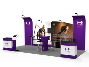10 x 20ft Portable Exhibition Stand Display Booth 05 - view 3