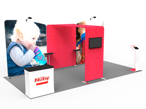 10 x 20ft Custom Trade show Booth Combo 11