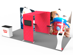 10 x 20ft Custom Trade show Booth Combo 11 - view 2