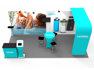 10 x 20ft Portable Exhibition Stand Display Booth 13 - view 4