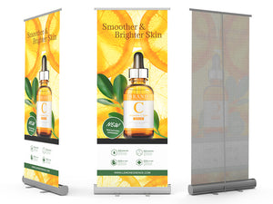 Standard Single Side Printed Roll Up Banner Stand - view 3