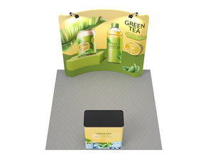 Custom Branded Curved 8ft trade show display kit 01 - view 5