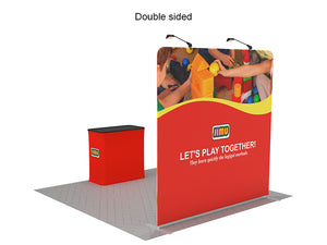Custom Branded Straight 8ft trade show display kit 01 - view 5