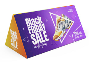 Outdoor - Medium - Triangular Tension Fabric Banner Stand - view 3
