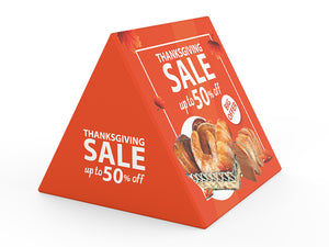 Outdoor - Small - Triangular Tension Fabric Banner Stand - view 4